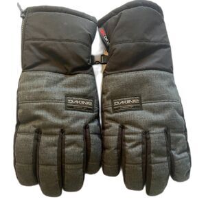 Dakine Omega Snow Snowboard Ski Gloves Warm Black & Charcoal Men's Size M 8.5